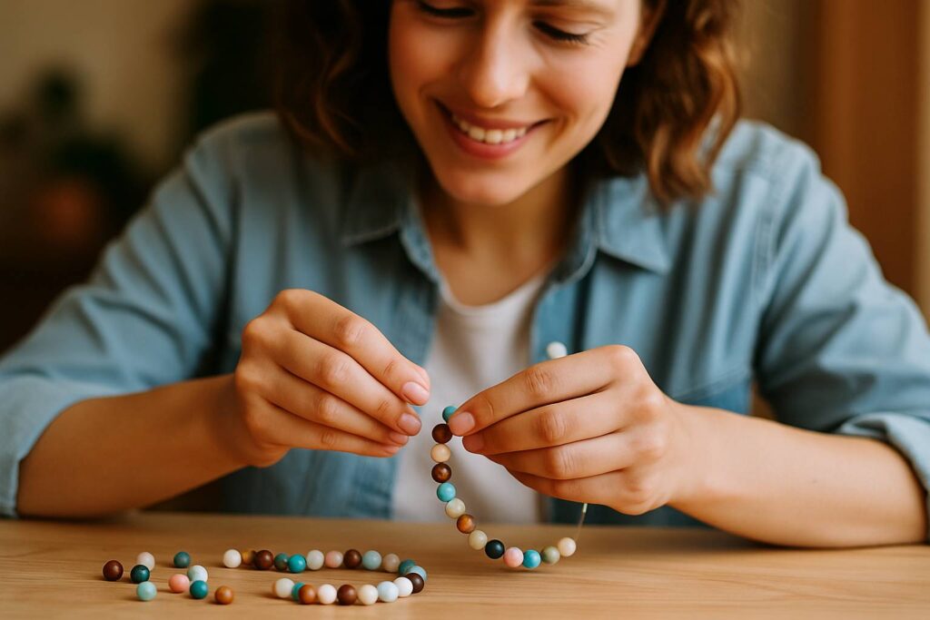 Comment réparer un bracelet en perles ?