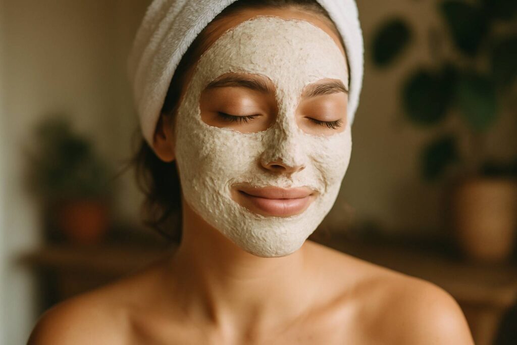 Recette masque visage désincrustant